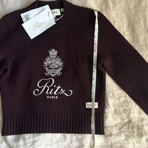 Sold-FRAME x Ritz Paris Cashmere Sweater - Picture 6 of 8